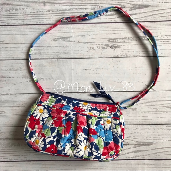 Vera Bradley Handbags - Vera Bradley floral adjustable crossbody bag spring purse